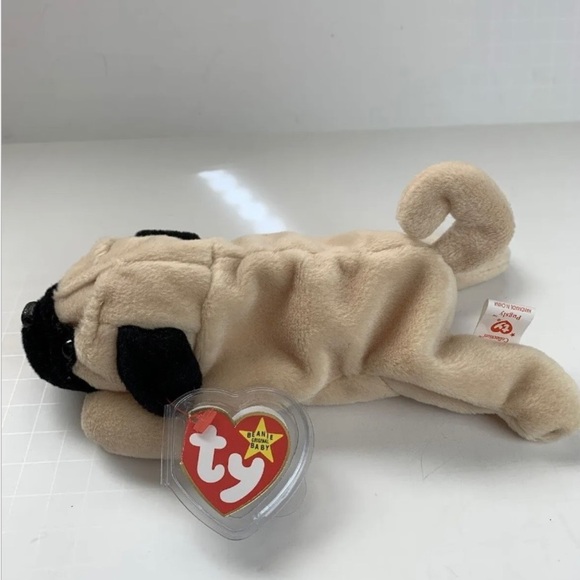 Vintage 1996 Pugsly Beanie Babies - Picture 4 of 11